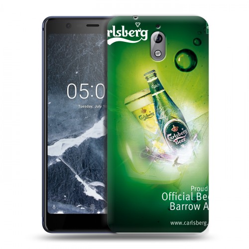 Дизайнерский силиконовый чехол для Nokia 3.1 Carlsberg