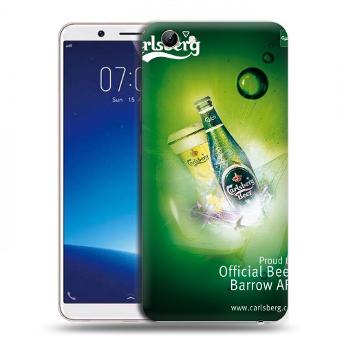 Дизайнерский пластиковый чехол для Vivo Y71 Carlsberg