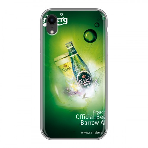 Дизайнерский силиконовый чехол для Iphone Xr Carlsberg