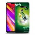 Дизайнерский пластиковый чехол для LG G8 ThinQ Carlsberg