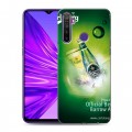 Дизайнерский силиконовый чехол для Realme 5 Carlsberg