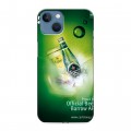 Дизайнерский силиконовый чехол для Iphone 13 Carlsberg