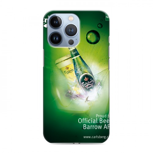 Дизайнерский силиконовый чехол для Iphone 13 Pro Carlsberg