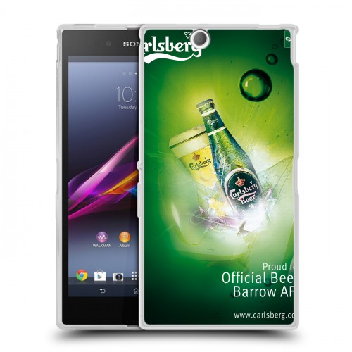 Дизайнерский пластиковый чехол для Sony Xperia Z Ultra  Carlsberg