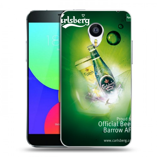 Дизайнерский пластиковый чехол для Meizu MX4 Carlsberg