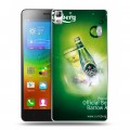 Дизайнерский пластиковый чехол для Lenovo A7000 Carlsberg