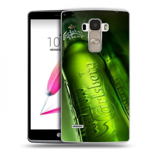 Дизайнерский пластиковый чехол для LG G4 Stylus Carlsberg