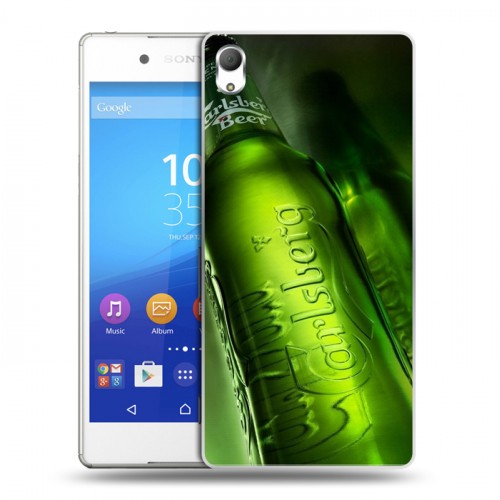 Дизайнерский пластиковый чехол для Sony Xperia Z3+ Carlsberg