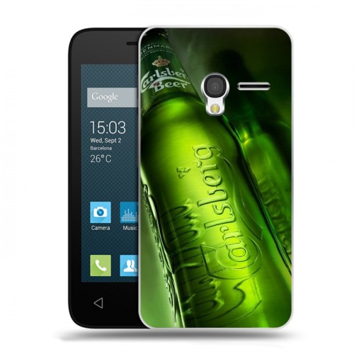 Дизайнерский пластиковый чехол для Alcatel One Touch Pixi 3 (4.5) Carlsberg