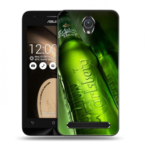 Дизайнерский пластиковый чехол для ASUS Zenfone Go Carlsberg