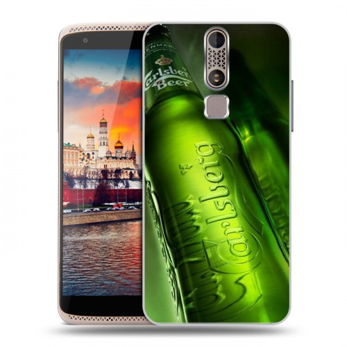 Дизайнерский пластиковый чехол для ZTE Axon Mini Carlsberg