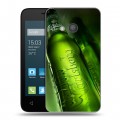 Дизайнерский силиконовый чехол для Alcatel One Touch Pixi 4 (4) Carlsberg