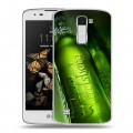 Дизайнерский пластиковый чехол для LG K8 Carlsberg