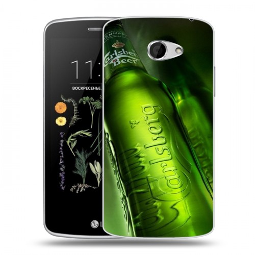 Дизайнерский силиконовый чехол для LG K5 Carlsberg