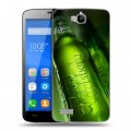 Дизайнерский пластиковый чехол для Huawei Honor 3C Lite Carlsberg
