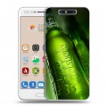 Дизайнерский пластиковый чехол для ZTE Blade V8 Carlsberg