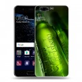 Дизайнерский пластиковый чехол для Huawei P10 Carlsberg