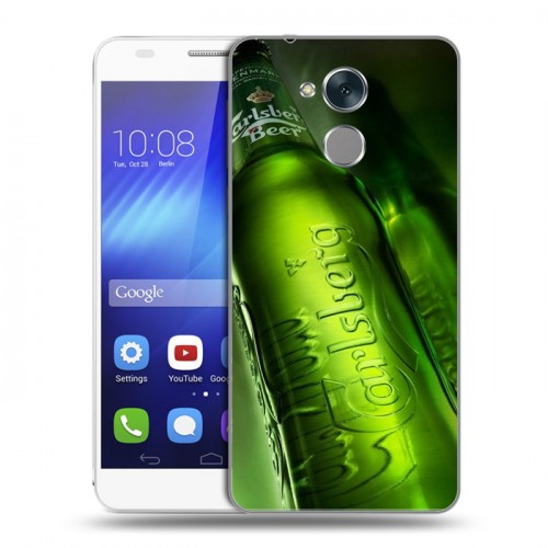 Дизайнерский пластиковый чехол для Huawei Honor 6C Carlsberg