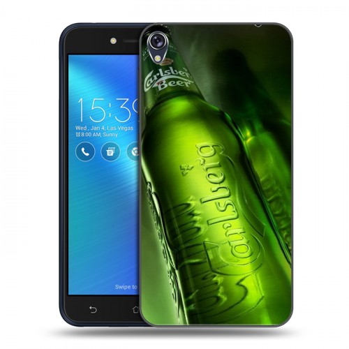 Дизайнерский силиконовый чехол для Asus ZenFone Live Carlsberg