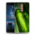 Дизайнерский пластиковый чехол для Nokia 8 Carlsberg