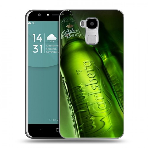 Дизайнерский пластиковый чехол для Doogee Y6 Carlsberg