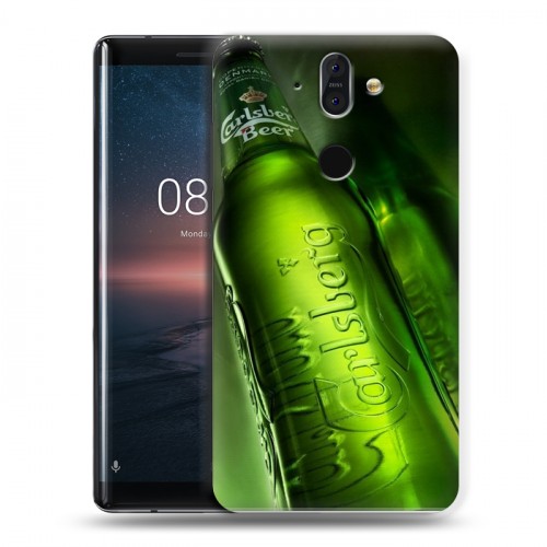 Дизайнерский пластиковый чехол для Nokia 8 Sirocco Carlsberg