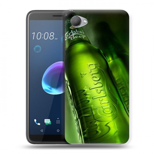 Дизайнерский пластиковый чехол для HTC Desire 12 Carlsberg