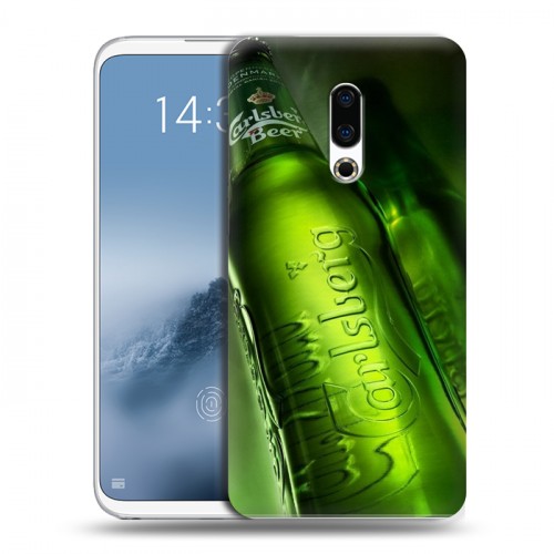 Дизайнерский силиконовый чехол для Meizu 16th Plus Carlsberg