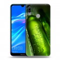 Дизайнерский пластиковый чехол для Huawei Y6 (2019) Carlsberg