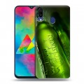 Дизайнерский пластиковый чехол для Samsung Galaxy M20 Carlsberg