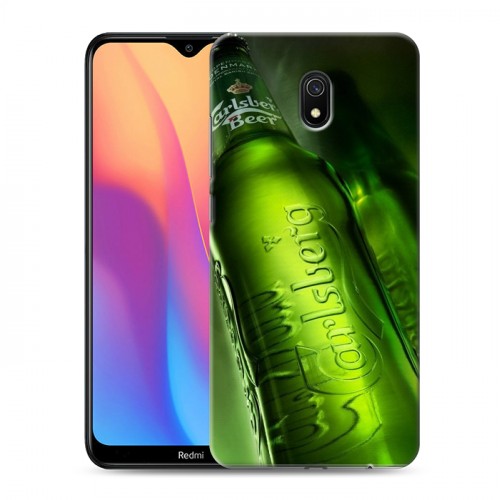 Дизайнерский силиконовый с усиленными углами чехол для Xiaomi RedMi 8A Carlsberg