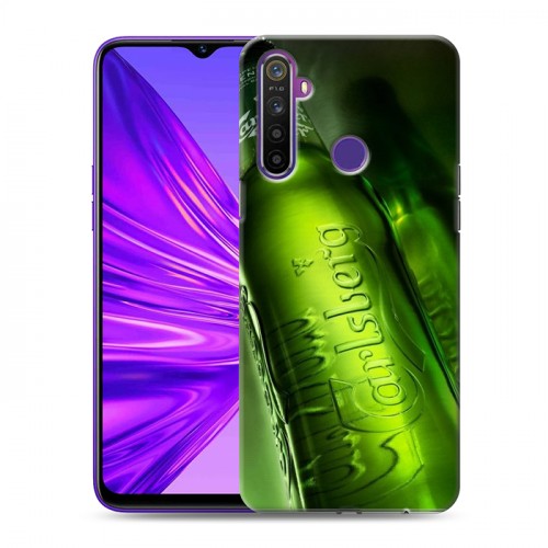 Дизайнерский силиконовый чехол для Realme 5 Carlsberg