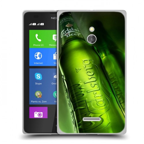 Дизайнерский силиконовый чехол для Nokia XL Carlsberg