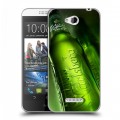 Дизайнерский пластиковый чехол для HTC Desire 616 Carlsberg