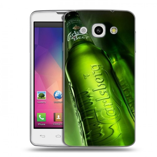 Дизайнерский пластиковый чехол для LG L60 Carlsberg