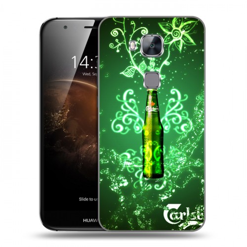 Дизайнерский пластиковый чехол для Huawei G8 Carlsberg