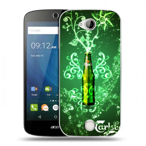 Дизайнерский силиконовый чехол для Acer Liquid Z530 Carlsberg