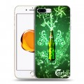 Дизайнерский пластиковый чехол для Iphone 7 Plus / 8 Plus Carlsberg