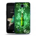 Дизайнерский пластиковый чехол для LG K4 Carlsberg