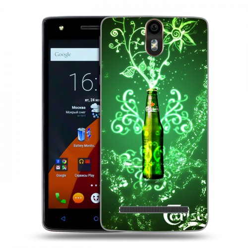 Дизайнерский силиконовый чехол для Wileyfox Storm Carlsberg