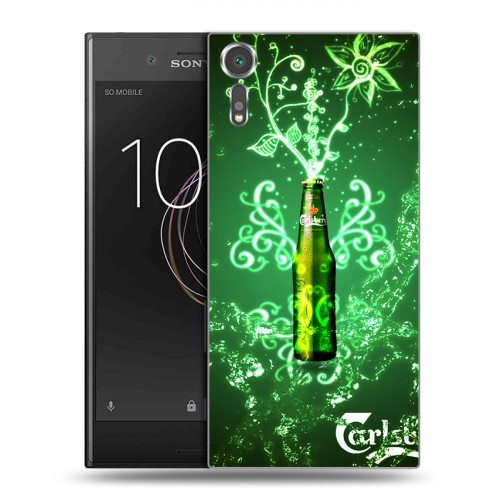 Дизайнерский пластиковый чехол для Sony Xperia XZs Carlsberg