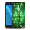 Дизайнерский силиконовый чехол для Asus ZenFone Live Carlsberg