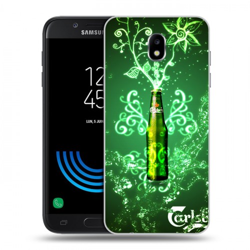 Дизайнерский пластиковый чехол для Samsung Galaxy J5 (2017) Carlsberg