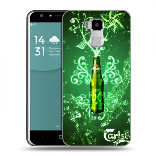 Дизайнерский пластиковый чехол для Doogee Y6 Carlsberg