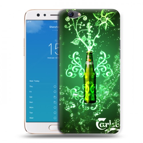 Дизайнерский пластиковый чехол для OPPO F3 Plus Carlsberg