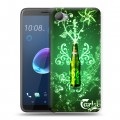 Дизайнерский пластиковый чехол для HTC Desire 12 Carlsberg