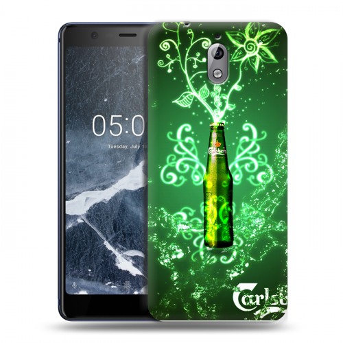 Дизайнерский силиконовый чехол для Nokia 3.1 Carlsberg