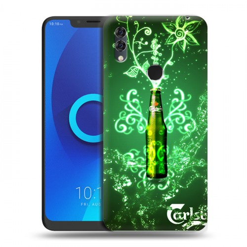 Дизайнерский силиконовый чехол для Alcatel 5V Carlsberg