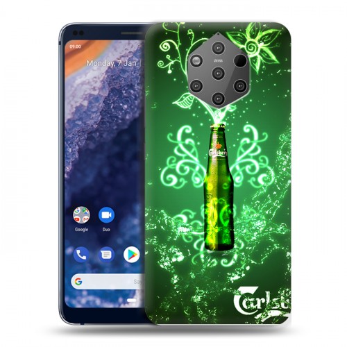 Дизайнерский силиконовый чехол для Nokia 9 PureView Carlsberg