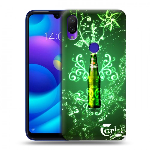 Дизайнерский пластиковый чехол для Xiaomi Mi Play Carlsberg